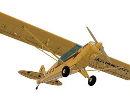 Piper PA-18 Model CAD Snapshots